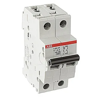 ABB S201-K1.6NA — 1-Pole MCB (DIN Rail)