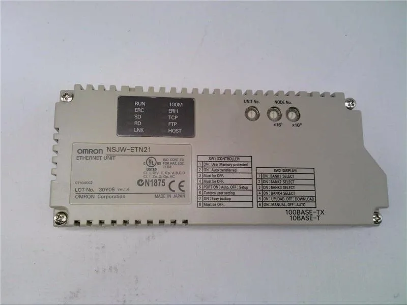 Omron NSJW-ETN21 — PLC Communication Modules (image 2)