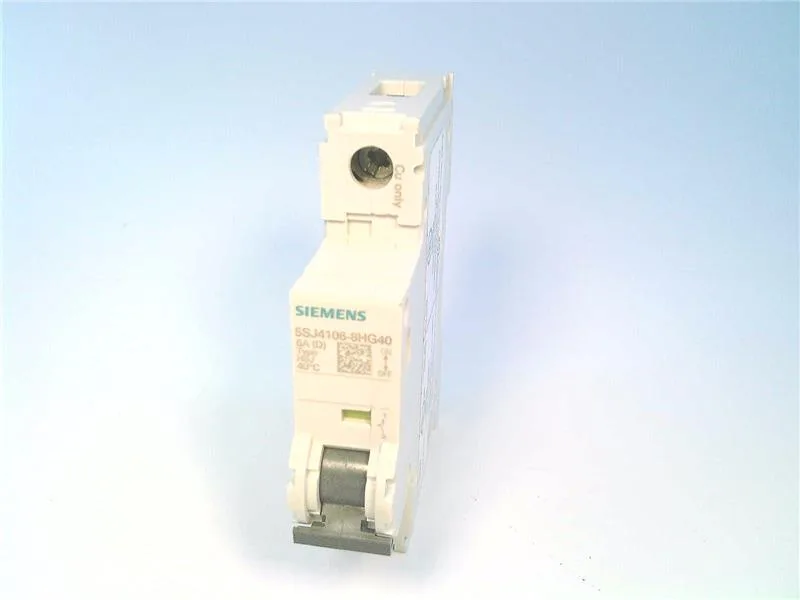 Siemens 5SJ4106-8HG40 — 1-Pole MCB (DIN Rail) (image 2)