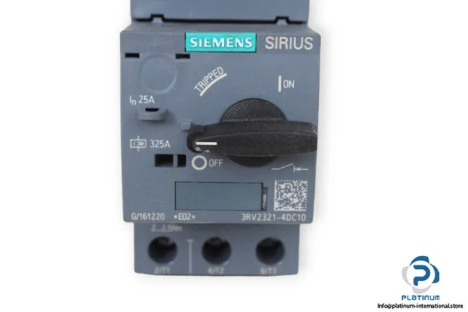 Siemens 3RV2321-4DC10 — Motor Protection Circuit Breakers (MPCB) (image 3)