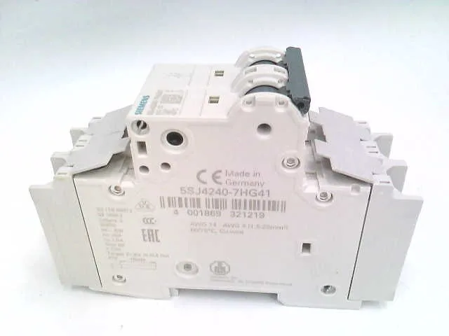 Siemens 5SJ4240-7HG41 — 2-Pole MCB (DIN Rail) (image 5)