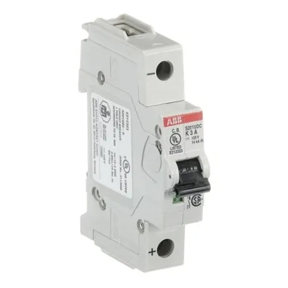 ABB S201UDC-K3 — 1-Pole MCB (DIN Rail) (image 4)