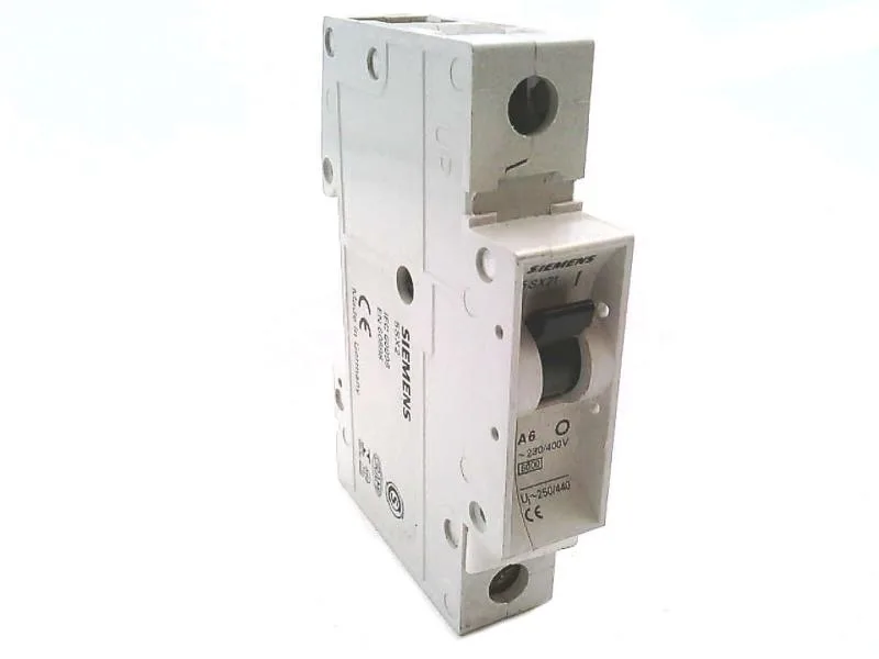 Siemens 5SX2106-5 — 1-Pole MCB (DIN Rail)