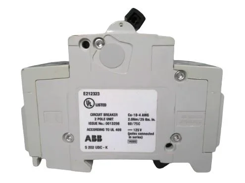 ABB S202UDC-K4 — 2-Pole MCB (DIN Rail) (image 2)