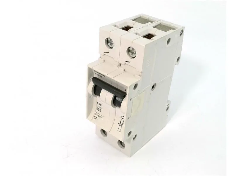 Siemens 5SX2220-5 — 2-Pole MCB (DIN Rail) (image 3)