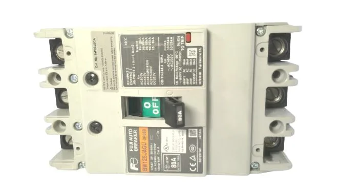 Fuji Electric BW125JAGU-3P080 — Miniature Circuit Breakers (MCB) (image 3)