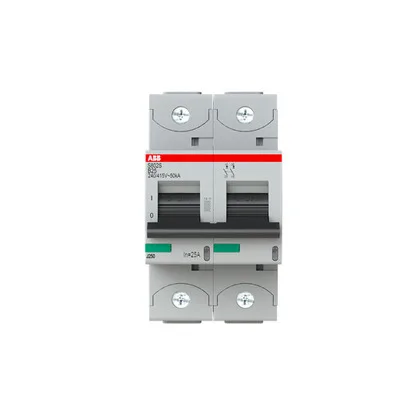 ABB S802S-B25 — 2-Pole MCB (DIN Rail) (image 2)