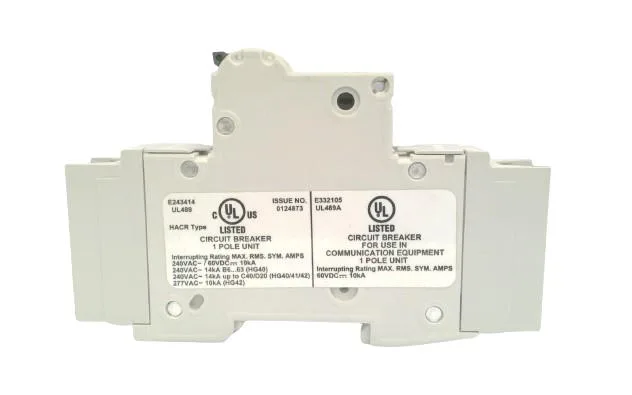 Siemens 5SJ4105-7HG42 — 1-Pole MCB (DIN Rail) (image 4)