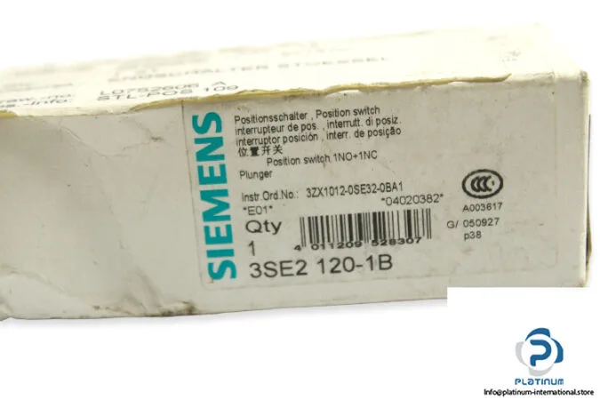 Siemens 3SE2120-1B — Limit Switches (image 4)