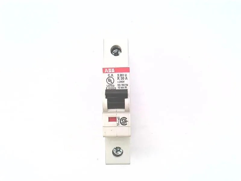 ABB S201U-K30 — 1-Pole MCB (DIN Rail)