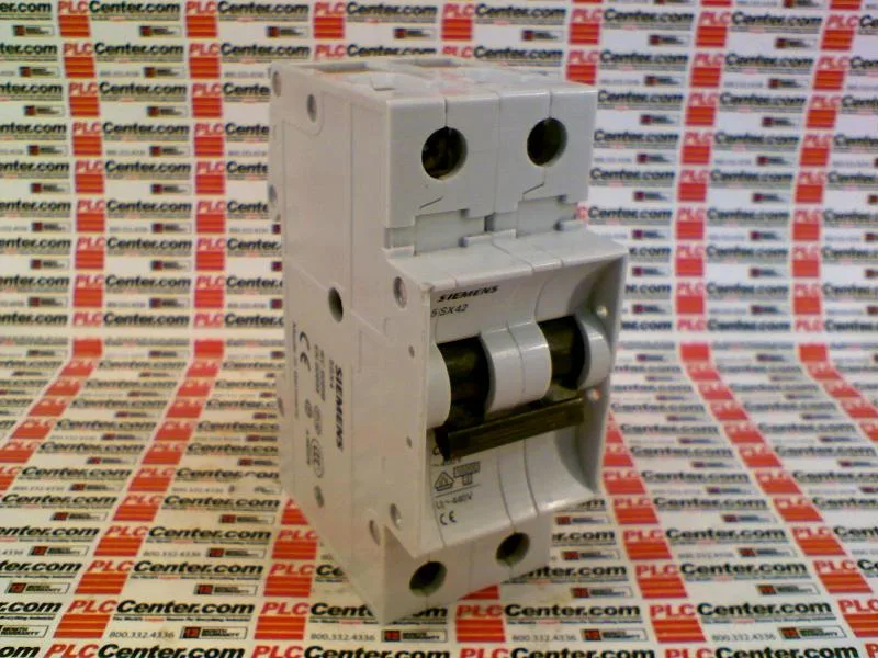 Siemens 5SX4202-7 — 2-Pole MCB (DIN Rail) (image 2)