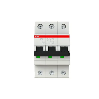 ABB S203-B20 — 3-Pole MCB (DIN Rail) (image 2)