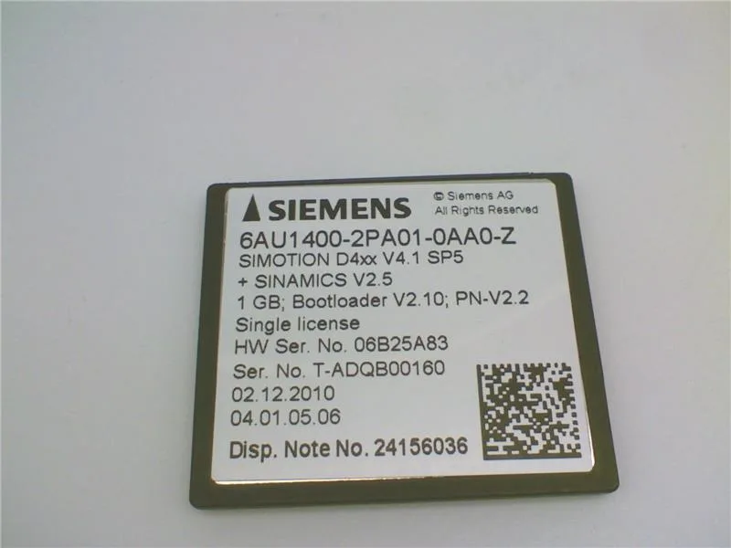 Siemens 6AU1-400-2PA01-0AA0 — PLC Accessories