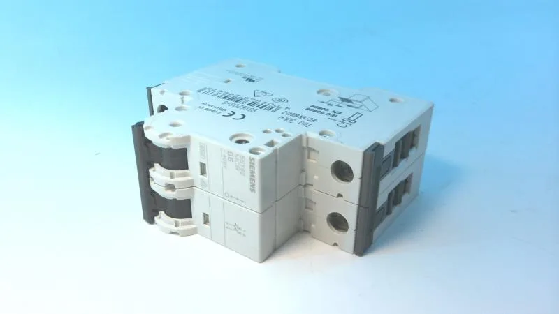 Siemens 5SY6206-8 — 2-Pole MCB (DIN Rail) (image 2)