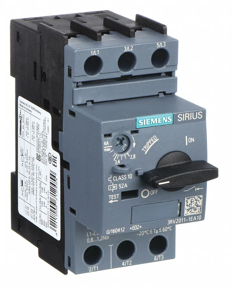 Siemens 3RV2011-1EA10 — Motor Protection Circuit Breakers (MPCB) (image 3)