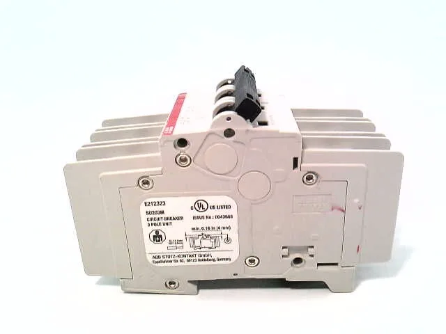 ABB SU203M-C20 — 3-Pole MCB (DIN Rail) (image 4)