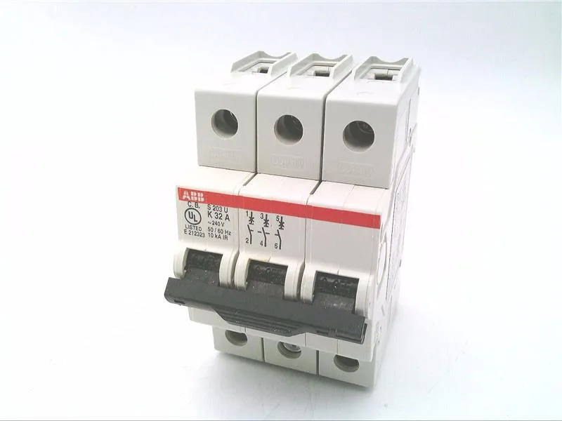ABB S203U-K32 — 3-Pole MCB (DIN Rail) (image 2)