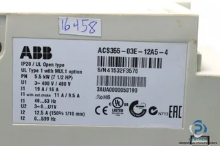ABB ACS355-03E-12A5-4 — AC Drive (VFD) 480V (image 5)