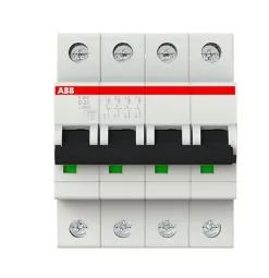 ABB S204-C25 — 4-Pole MCB (DIN Rail) (image 2)