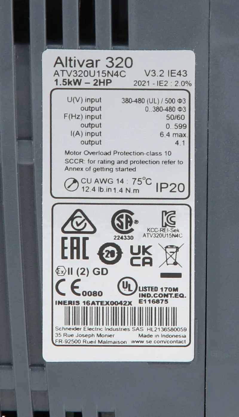 Schneider Electric ATV320U11N4C (image 5)
