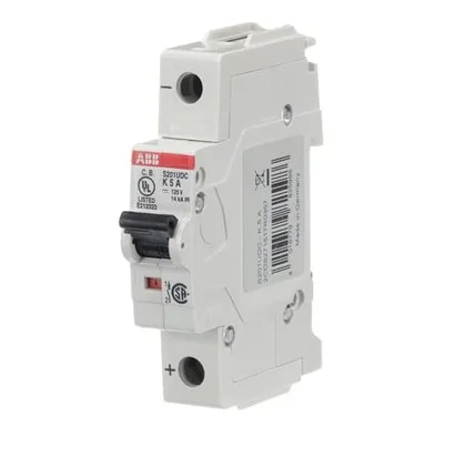 ABB S201UDC-K5 — 1-Pole MCB (DIN Rail) (image 4)