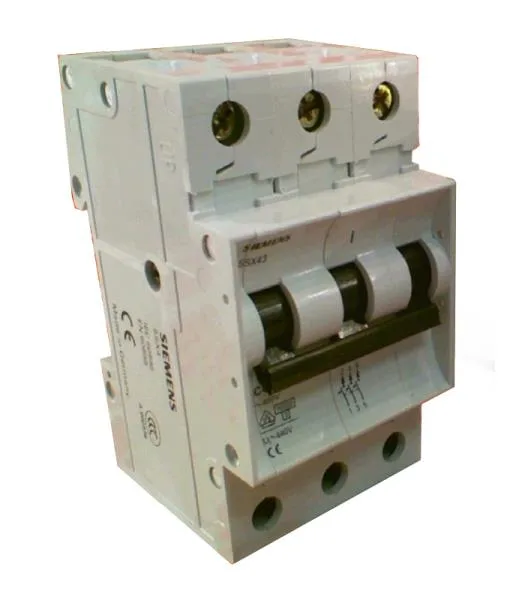 Siemens 5SX4340-7 — 3-Pole MCB (DIN Rail)