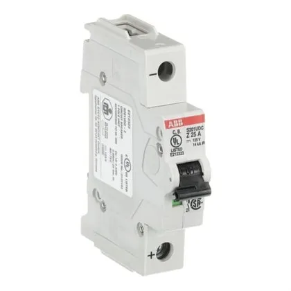 ABB S201UDC-Z25 — 1-Pole MCB (DIN Rail) (image 3)