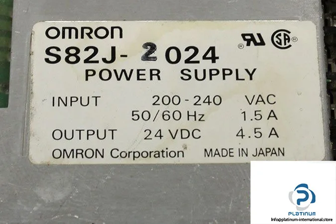 Omron S82J-2024 — Power Supplies (image 5)
