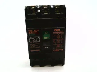Fuji Electric EA53B/15 — Molded Case Circuit Breakers (MCCB) (image 2)