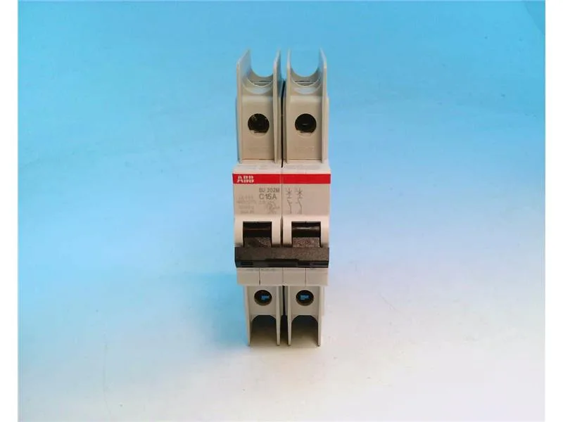 ABB SU202M-C15 — 2-Pole MCB (DIN Rail) (image 3)