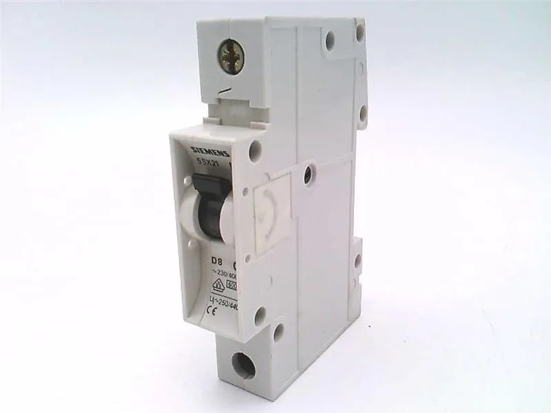 Siemens 5SX2108-8 — 1-Pole MCB (DIN Rail) (image 2)