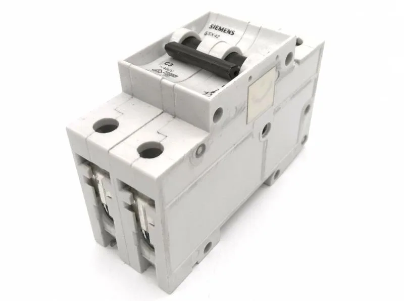 Siemens 5SX4203-7 — 2-Pole MCB (DIN Rail) (image 2)