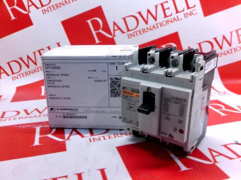 Fuji Electric BW63EAG-3P060 — Molded Case Circuit Breakers (MCCB) (image 2)