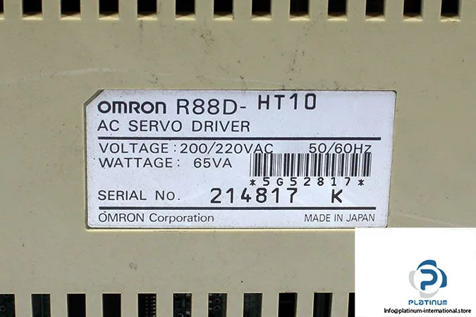 Omron R88D-HT10 — Servo Drives (image 5)