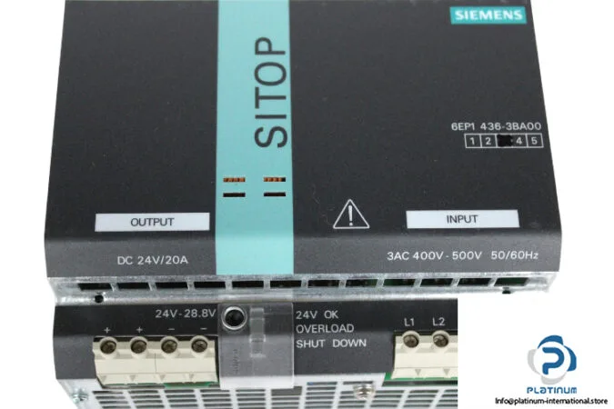 Siemens 6EP1436-3BA00 — DIN Rail Power Supplies (image 4)