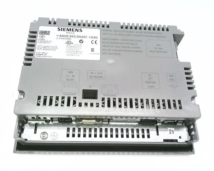 Siemens 6AV6643-0AA01-1AX0 — HMI Operator Interfaces (image 3)