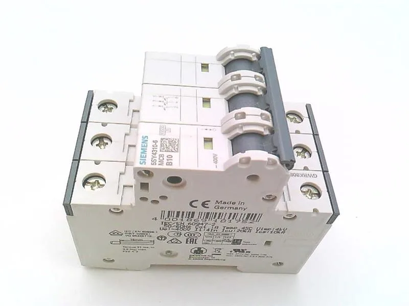 Siemens 5SY4310-6 — 3-Pole MCB (DIN Rail) (image 3)