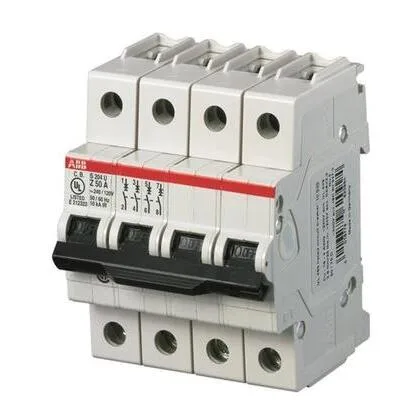 ABB S204U-C32 — 4-Pole MCB (DIN Rail)