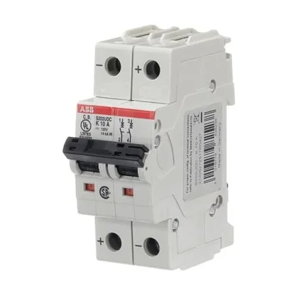 ABB S202UDC-K10 — 2-Pole MCB (DIN Rail) (image 3)