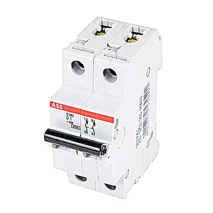 ABB S202-D1 — 2-Pole MCB (DIN Rail) (image 2)
