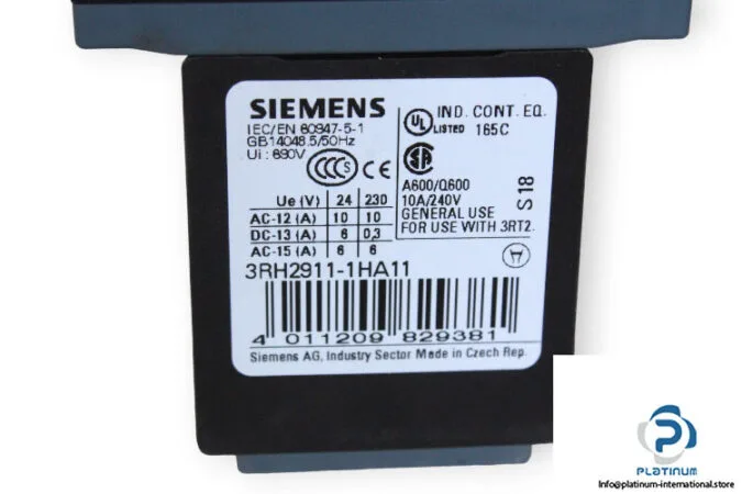 Siemens 3RT2023-1AL24 — Contactors (image 3)
