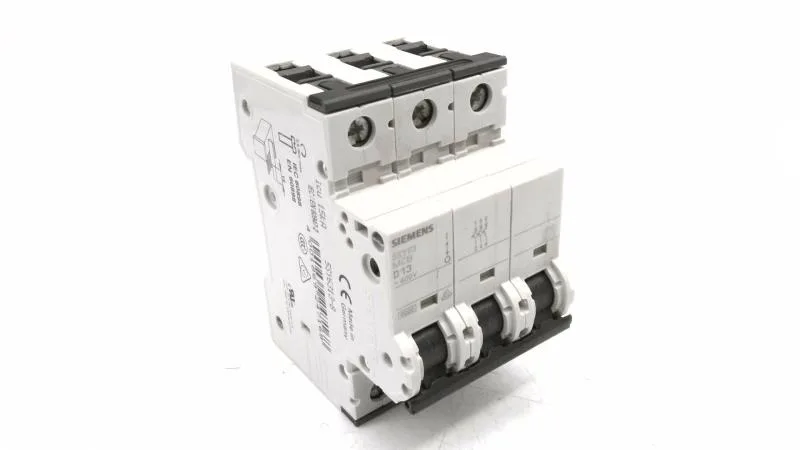 Siemens 5SY6313-8 — 3-Pole MCB (DIN Rail) (image 2)