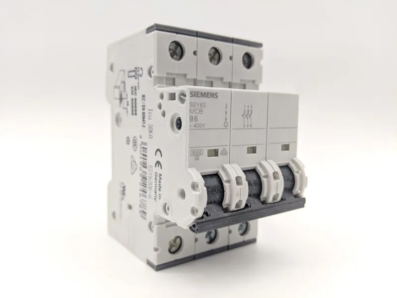 Siemens 5SY6306-6 — 3-Pole MCB (DIN Rail) (image 2)