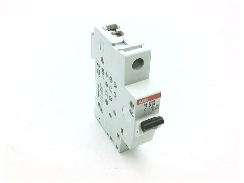 ABB S201-D20 — 1-Pole MCB (DIN Rail) (image 2)