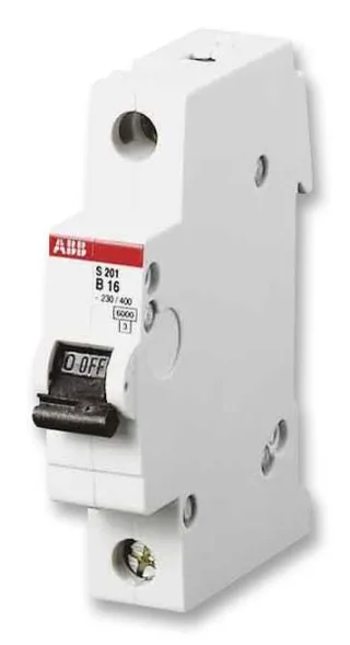 ABB S201M-C16 — 1-Pole MCB (DIN Rail)