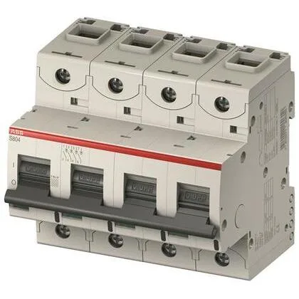 ABB S804S-C125 — 4-Pole MCB (DIN Rail)
