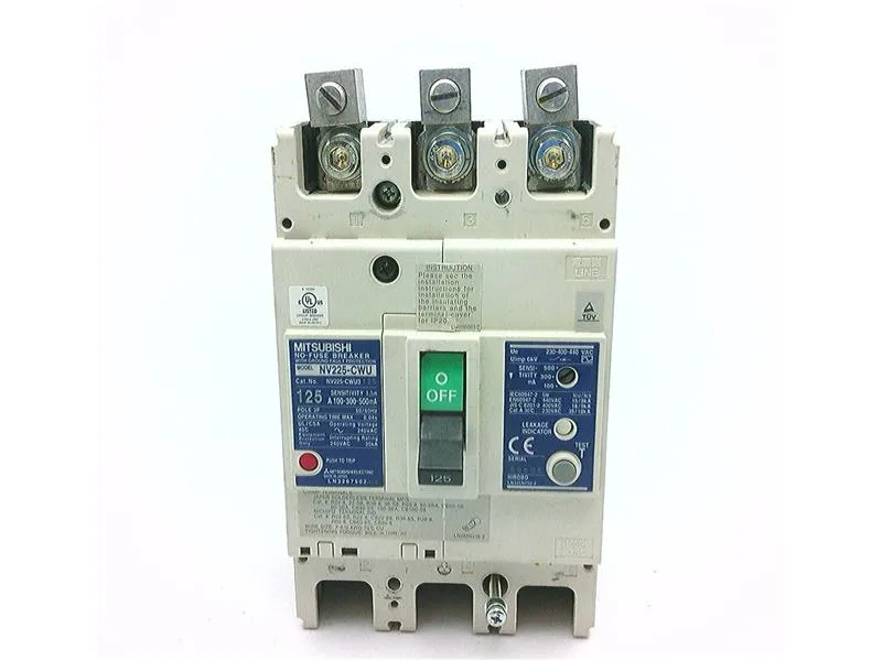 Mitsubishi Electric NV225-CWU3-125 — Molded Case Circuit Breakers (MCCB) (image 3)
