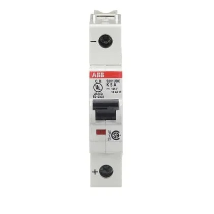 ABB S201UDC-K5 — 1-Pole MCB (DIN Rail) (image 3)