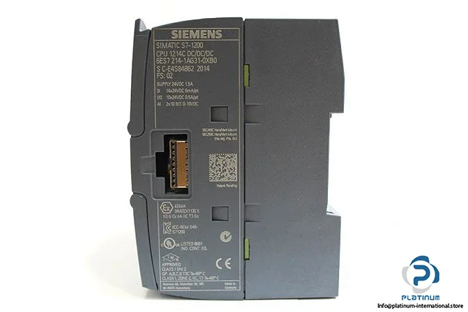 Siemens 6ES7 214-1AG31-0XB0 — PLCs (Programmable Logic Controllers) (image 6)