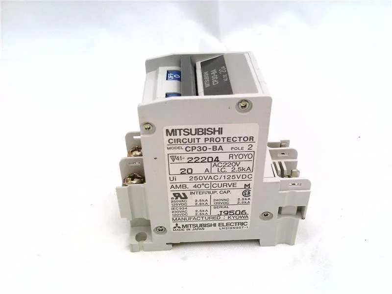 Mitsubishi Electric CP30BA2P1M20A — Miniature Circuit Breakers (MCB) (image 2)